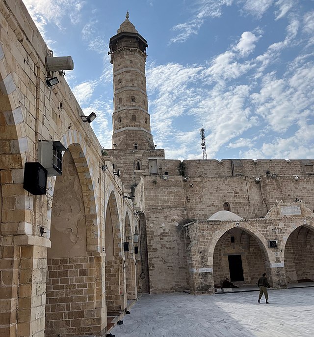 La mosquée al-Omari de Gaza avant sa destruction par l'armée israélienne, Dan Palraz, 29 novembre 2022.